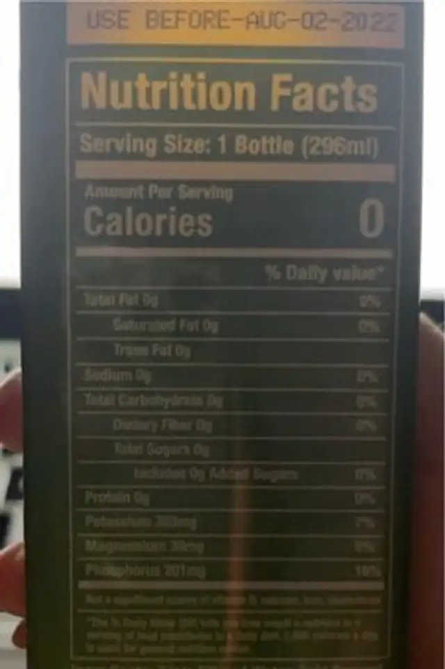 taja green rea nutrition facts table