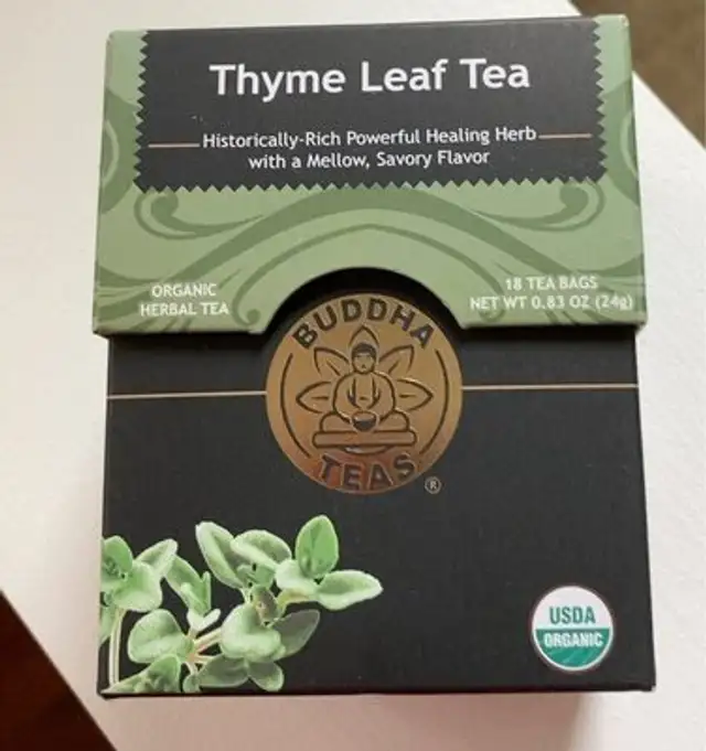 Thyme leaf tea