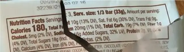 Lolli & Pops Hazelnut Mousse Milk Chocolate Bar nutrition facts table