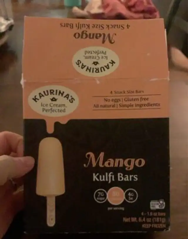 Mango Kulfi Bars