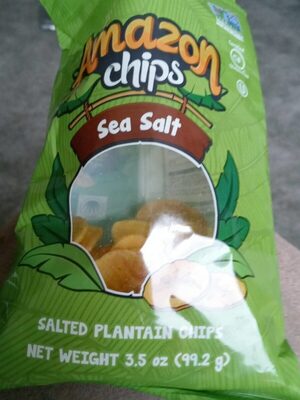 Salted Plantain Chips (Sunflower Oil)