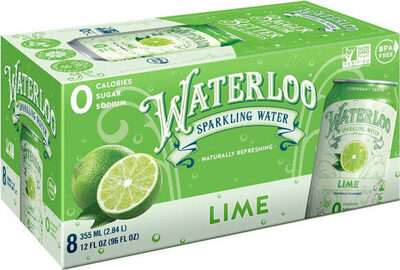 Lemon-Lime Sparkling Water front packaging