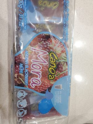 Canoa Andean Blackberry Frozen Fruit Pulp