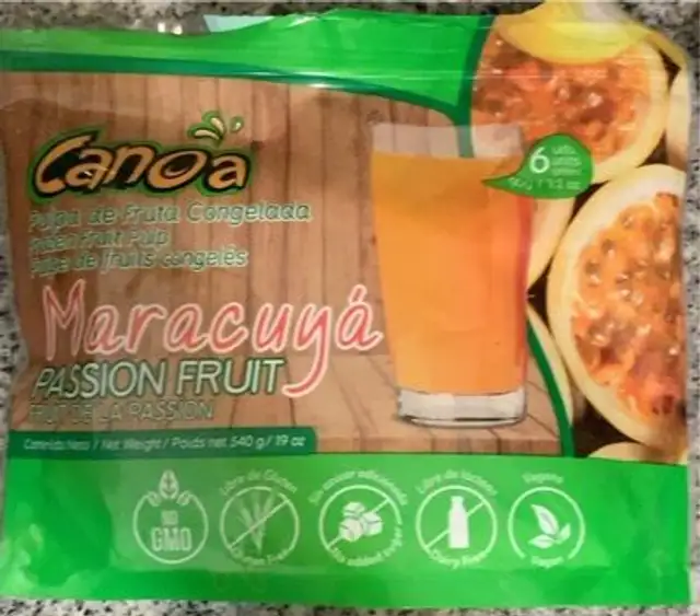 Maracuya pulpa de fruta congelada