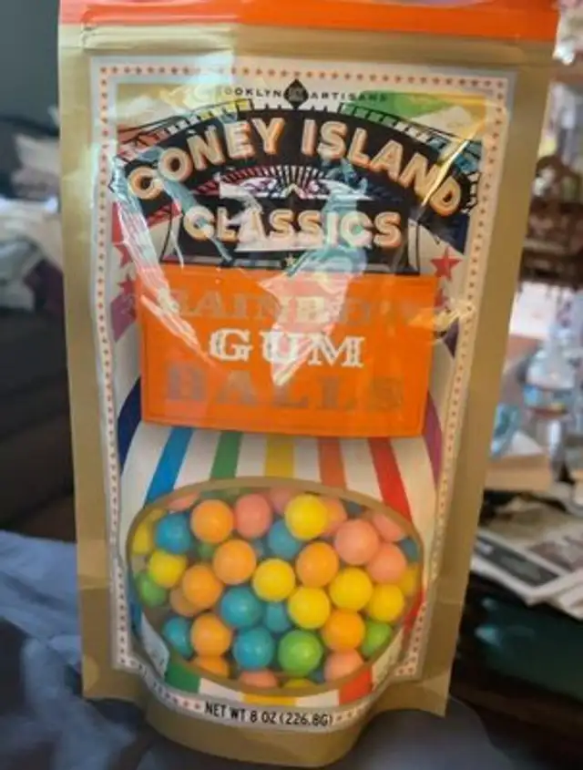 Rainbow gum balls