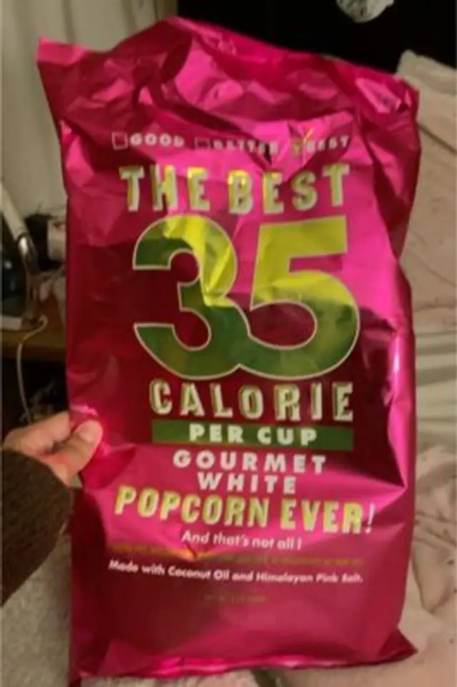 35 calorie white popcorn