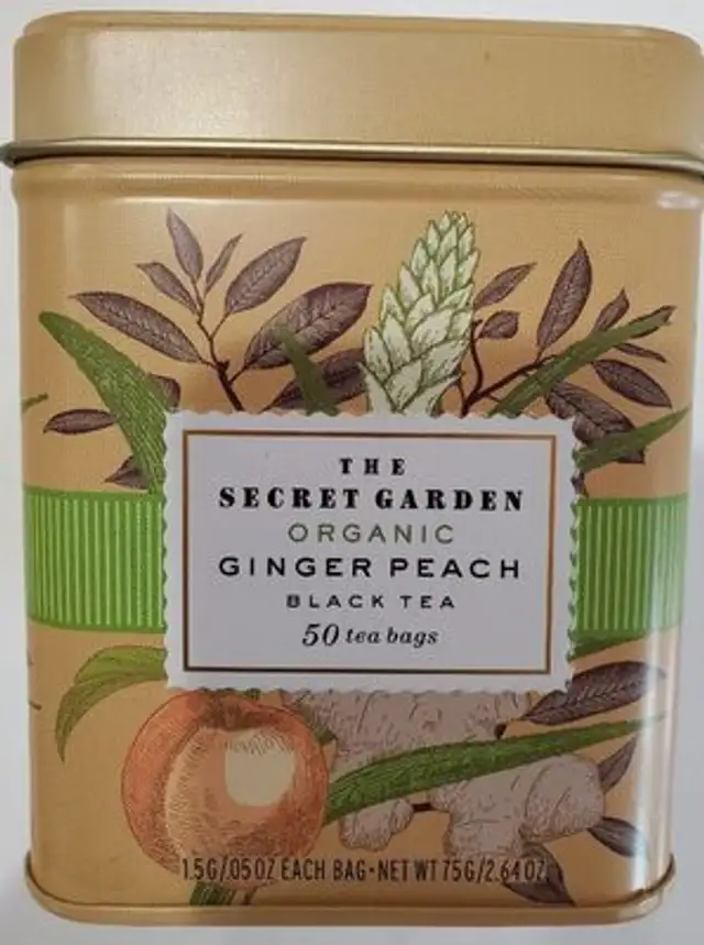 The Secret Garden Organic Ginger Peach Black Tea