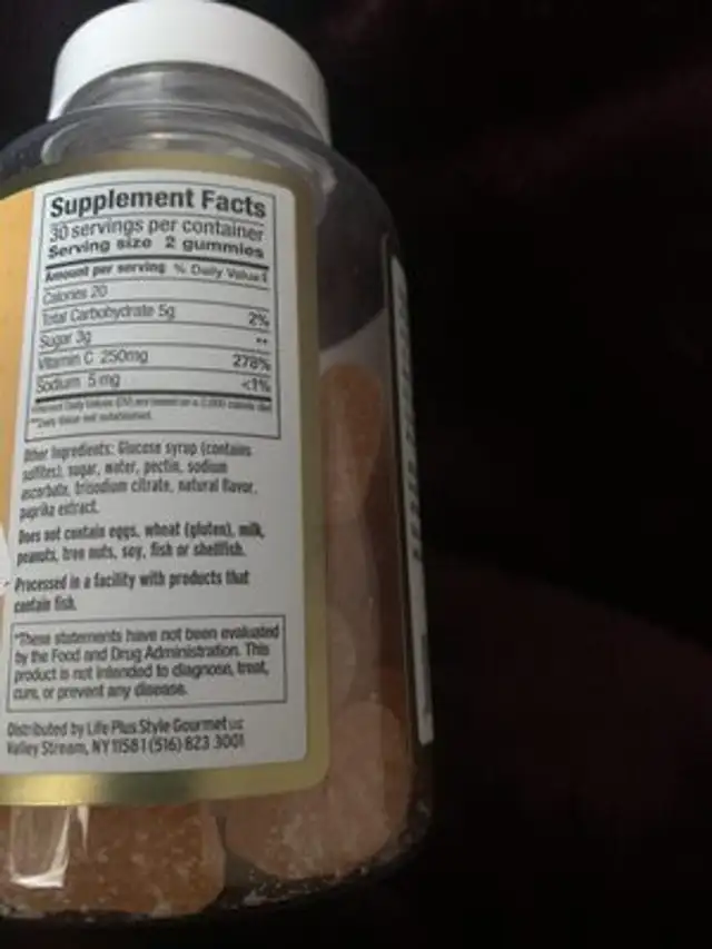 Unknown ingredients label