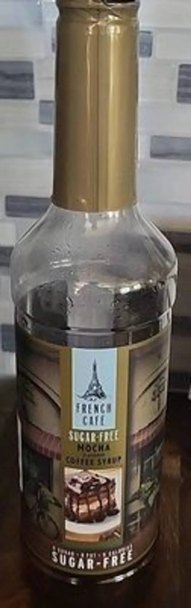 Sugar free mocha flavored coffee syrup