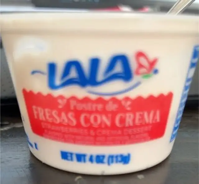 Fresas con crema