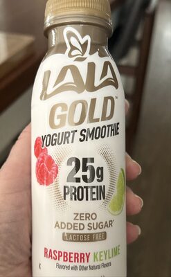 Gold yogurt smoothie