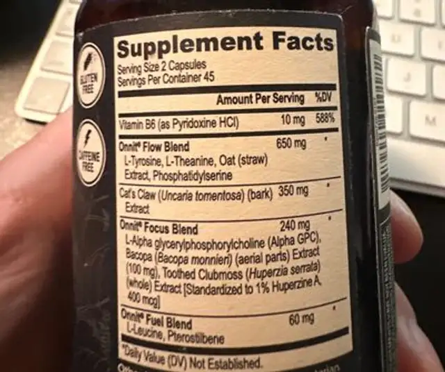 Unknown ingredients label