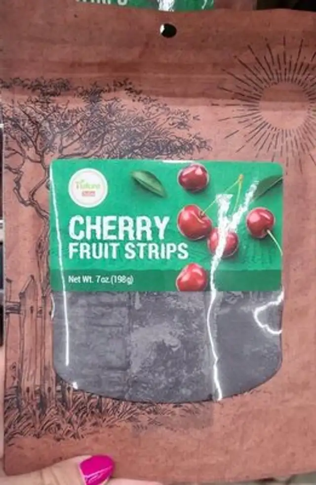 Cherry fruit strips