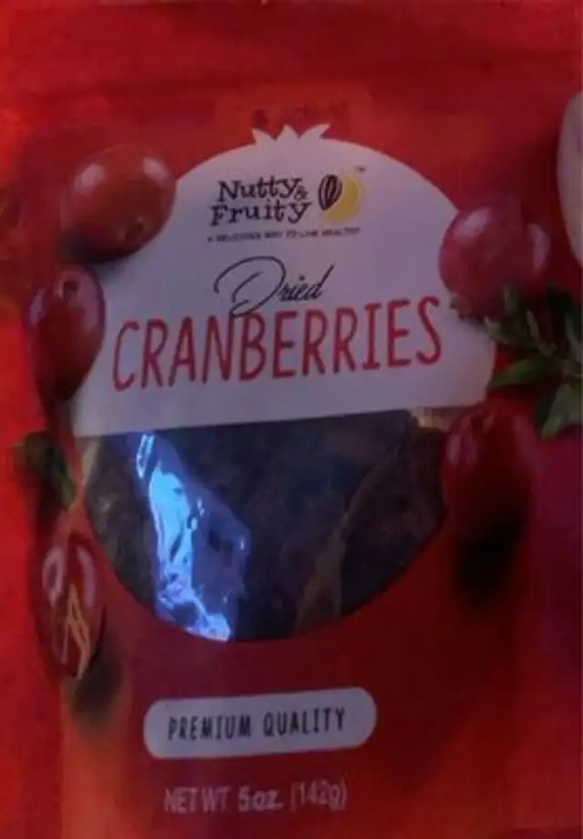 Dried cranberries