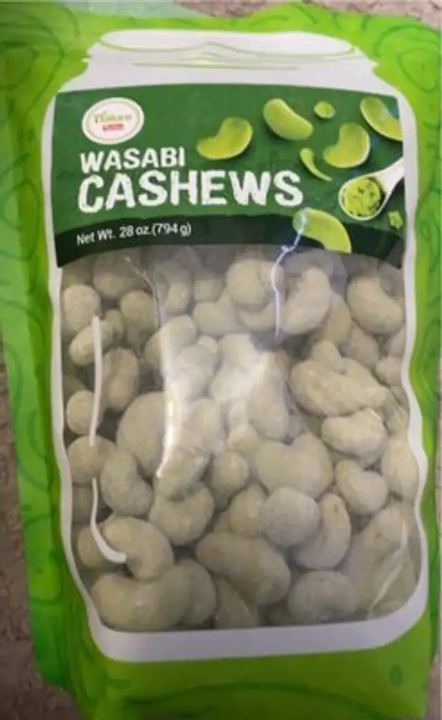 Wasabi cashews