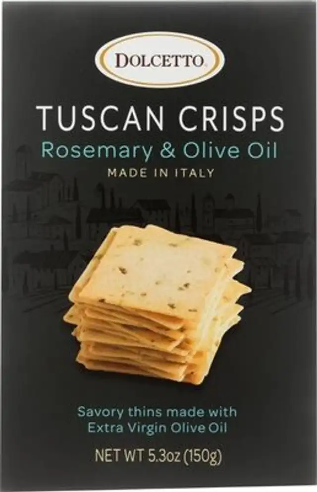Rosemary & Olive Oil Tuscan Crisps