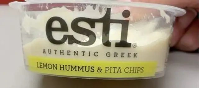 Lemon Hummus & Pita Chips