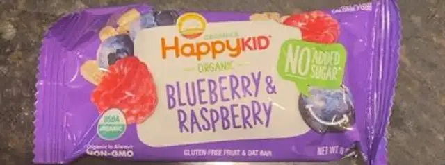 Blueberry and raspberry