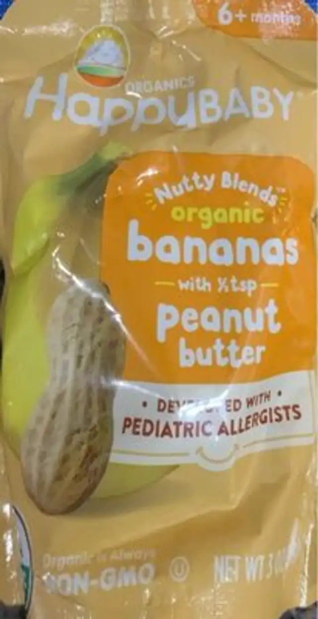Bananas with peanut butter