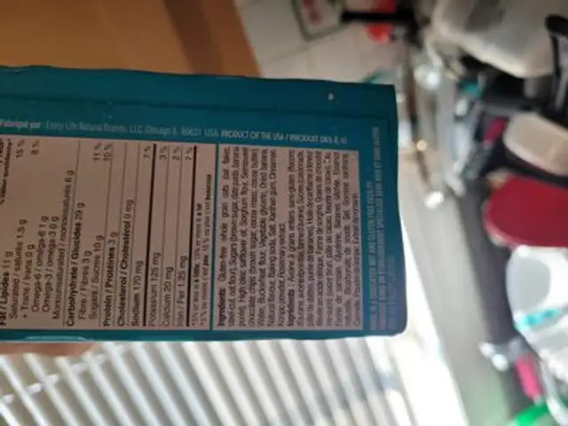Galettes dejeuner ingredients label