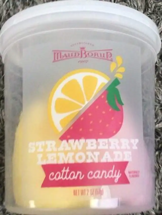 Strawberry lemonade cotton candy