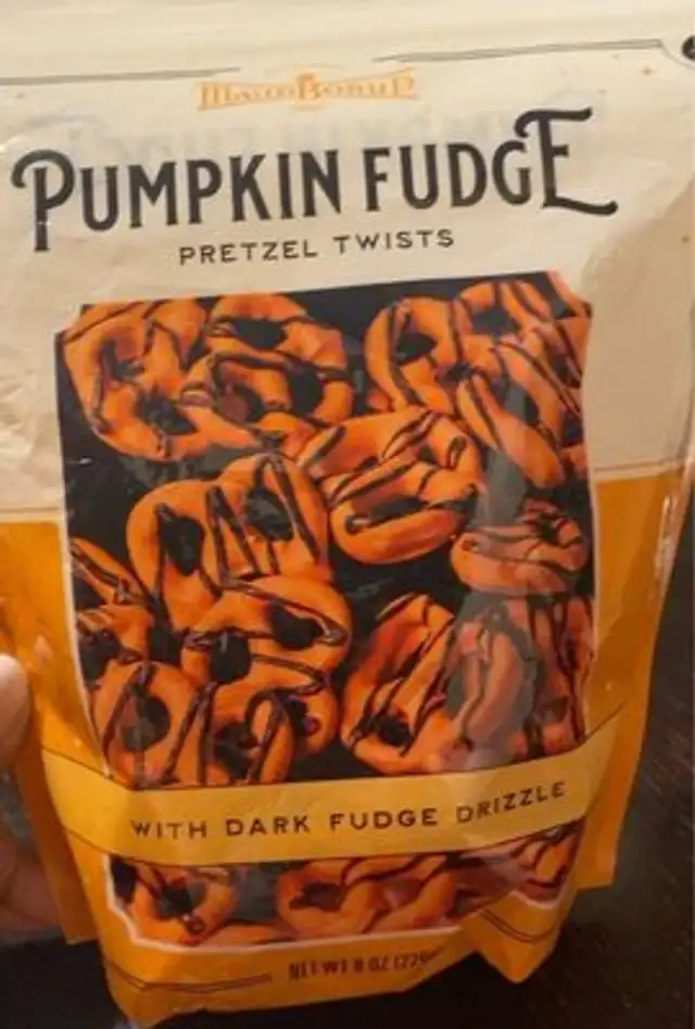 Pumpkin fudge pretzel twist