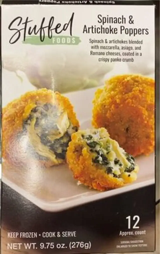 Spinach & Artichoke Poppers