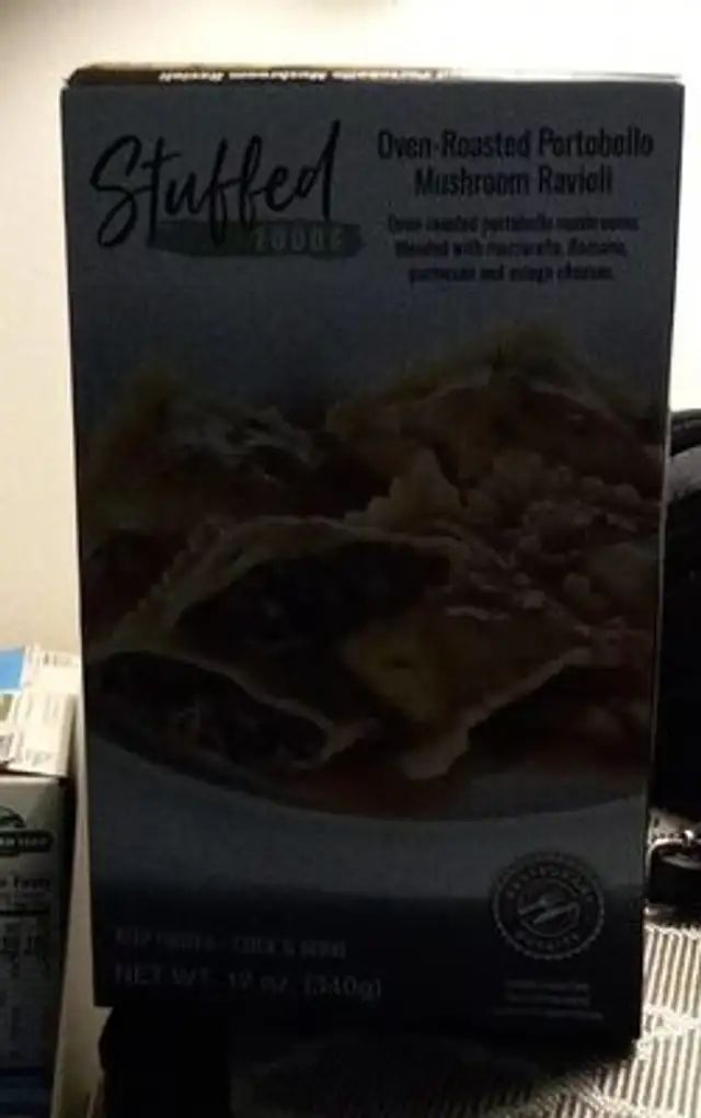 Oven-Roasted Portobello Mushroom  Ravioli
