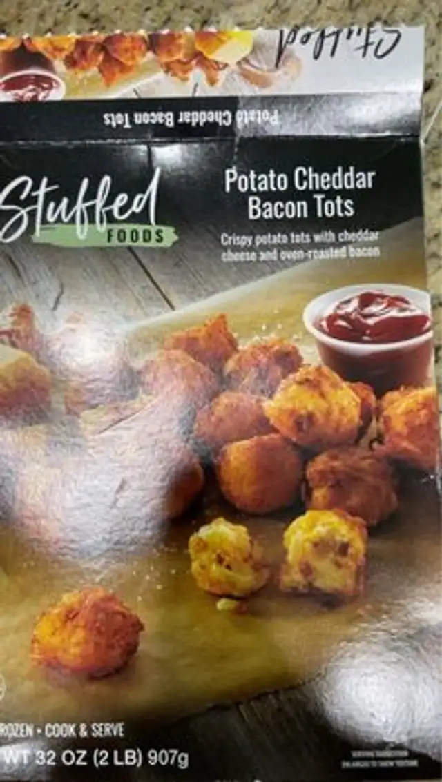 Potato Cheddar Bacon tots