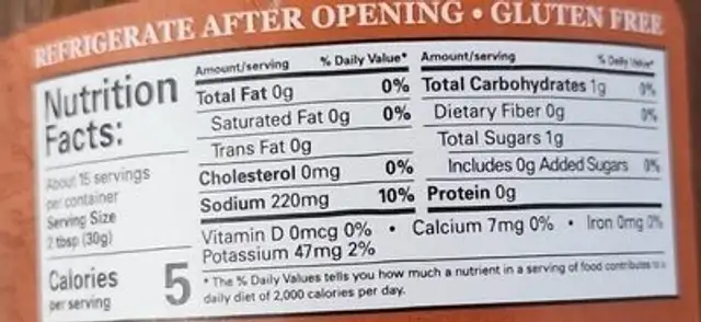 Dan + Emilio's Tex-Mex Slow Roasted Salsa Medium nutrition facts table