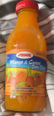 Mango and carrot fruit juice