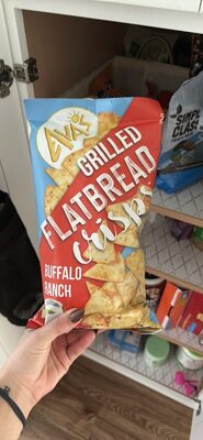 Grilled Flatbread Crisps Buffalo Ranch