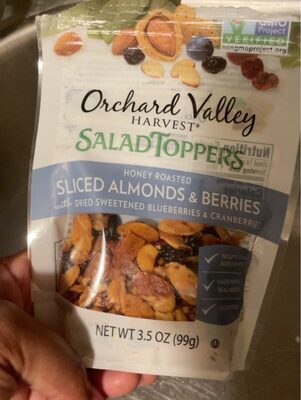 Salad Toppers Honey Roasted Sliced Almonds & Berries