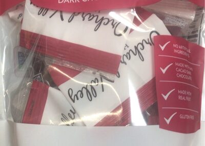 Sweetened cherries dark chocolate