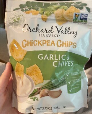 Chickpea Chips Garlic & Chives