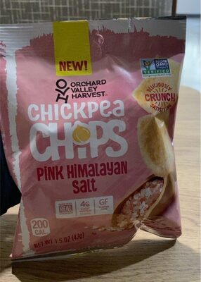 Chickpea Chips With Pink Himalayan Salt