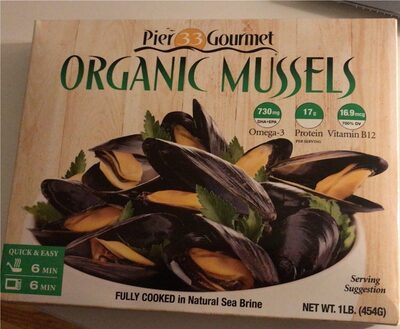 Organic mussels