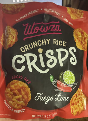 Crunchy Rice Crisps Fuego Lime