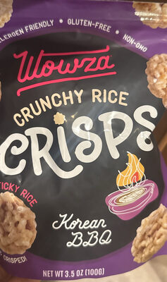 Crunchy Rice Crisps Korean BBQ
