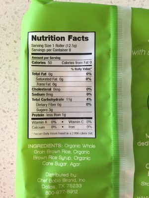 Organic Crunchy Rice Rollers