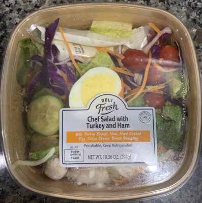 Dillons Deli Fresh Salad With Turkey And Ham front packaging