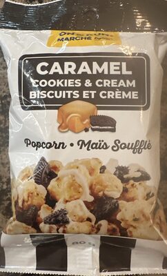 Caramel Cookies & Cream Popcorn