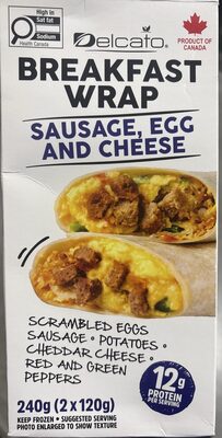 Breakfast Wrap Sausage, Egg And Cheese