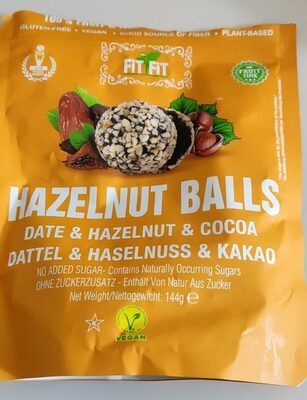 Dried Date Paste & Hazelnut & Cacao