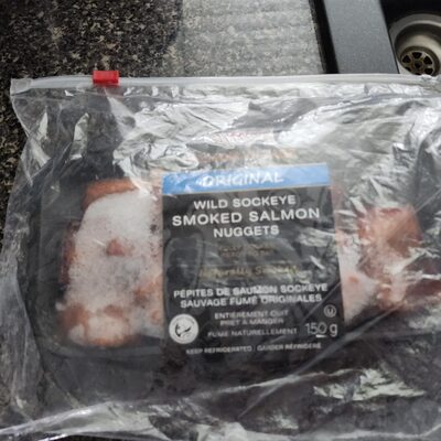 Wild Sockeye Smoked Salmon Nuggets
