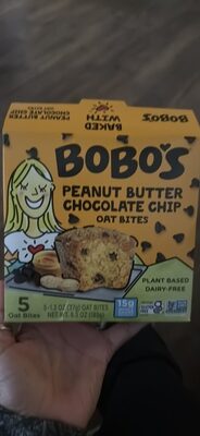 Peanut Butter Chocolate Chip Oat Bites