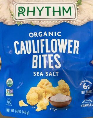 Organic Cauliflower Bites - Sea Salt front packaging