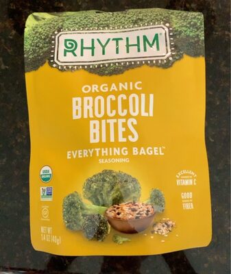 Organic Broccoli Bites Everything Bagel Seasoning