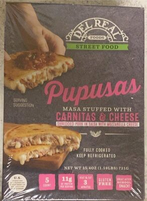 Pupusas carnita &cheese