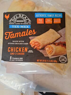 tamales chicken and 3 cheese